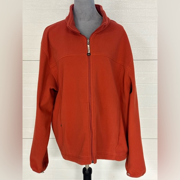 L L Bean Olive Green detachable fleece lined Men’s jacket 0BCY9 Sz 2XL - Picture 11 of 14